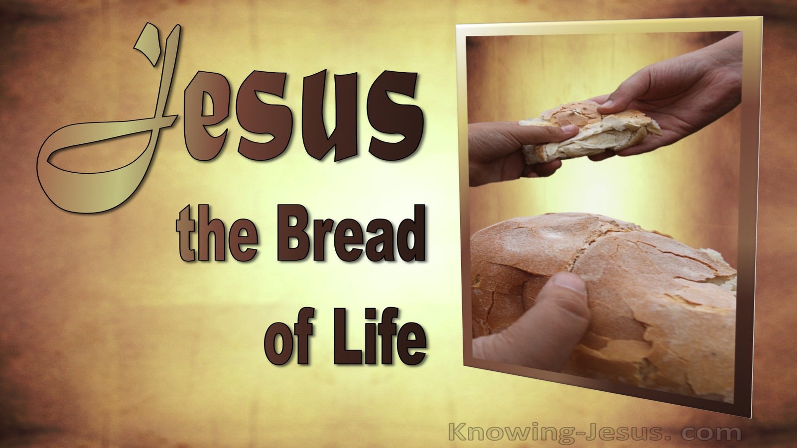 John 6:48 Bread Of Life (devotional)07-23 (beige)